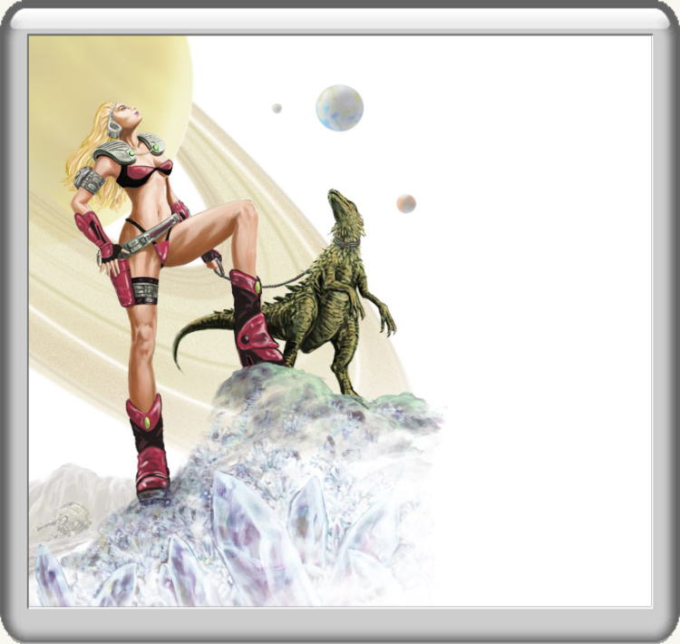 宇宙 女性パイロット イラスト