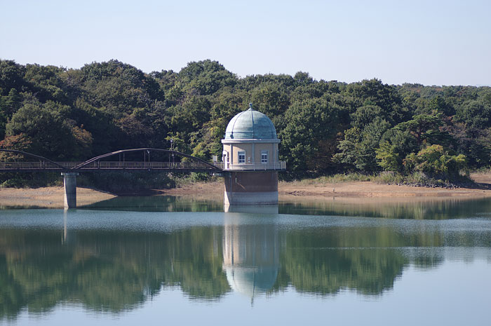 多摩湖 取水塔