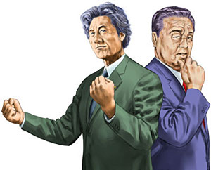 自民党 小泉 民主党 小沢